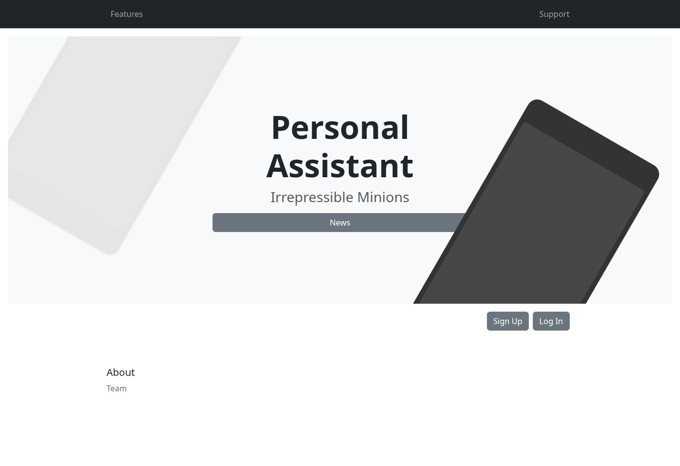 Personal Assistant web application