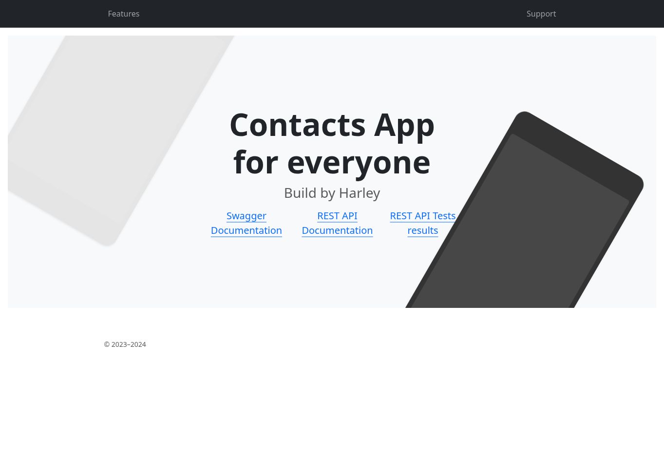 Contacts FastAPI service
